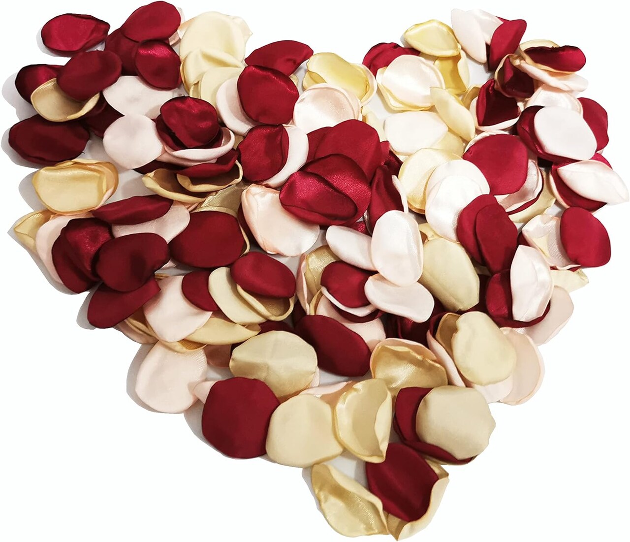 200PCS Silk Rose Petals Burgundy Gold Pink Wedding Supplies Flower Girl Basket Table Aisle Runner Confetti Valentine's Day Decoration